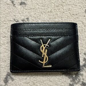 Yves Saint Laurent card holder small wallet